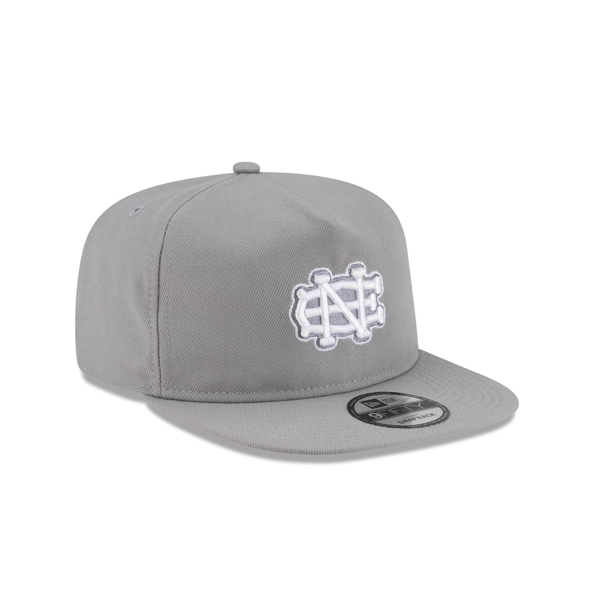 New Era Branded Gray Skeletal 9FIFTY A-Frame Snapback Hat
