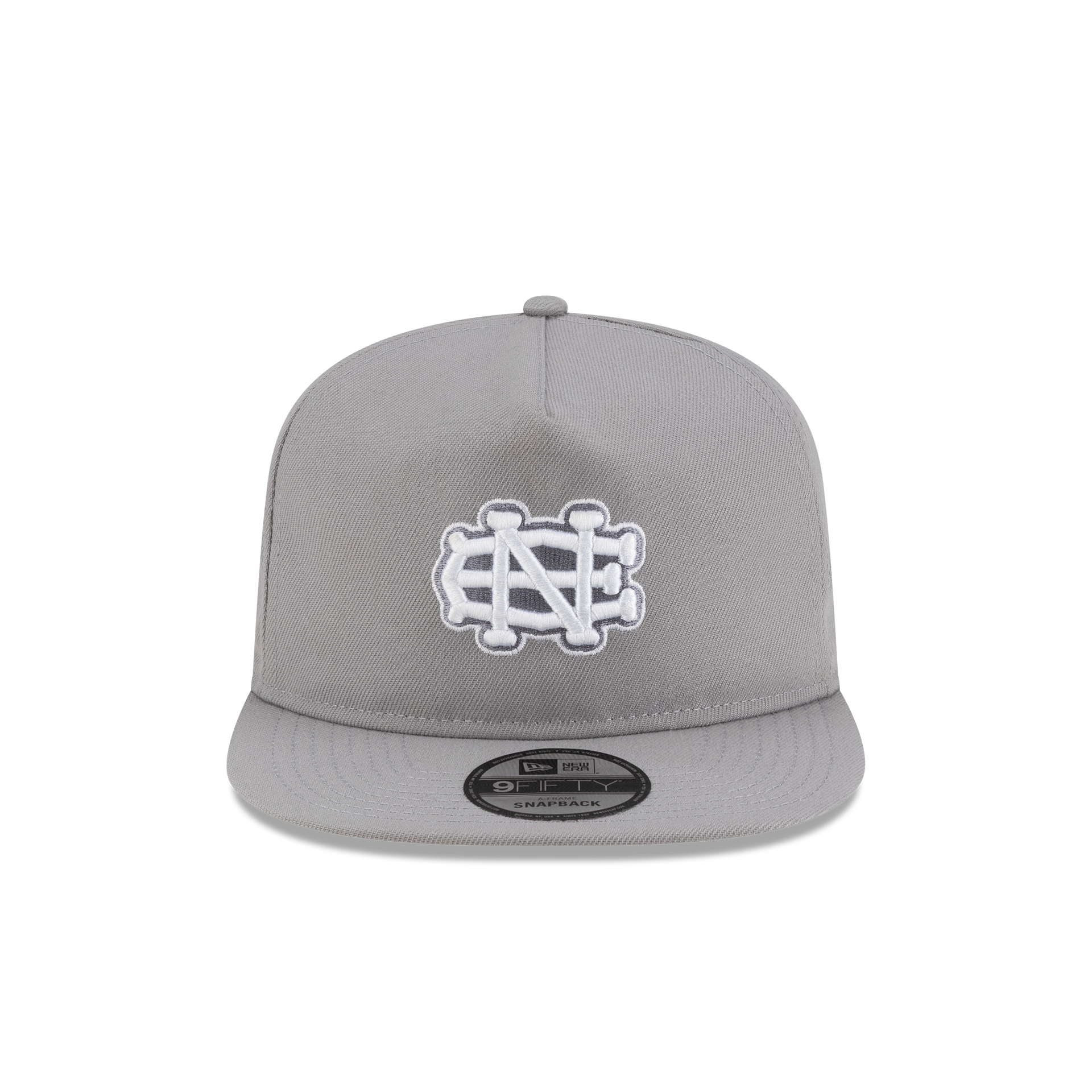 New Era Branded Gray Skeletal 9FIFTY A-Frame Snapback Hat