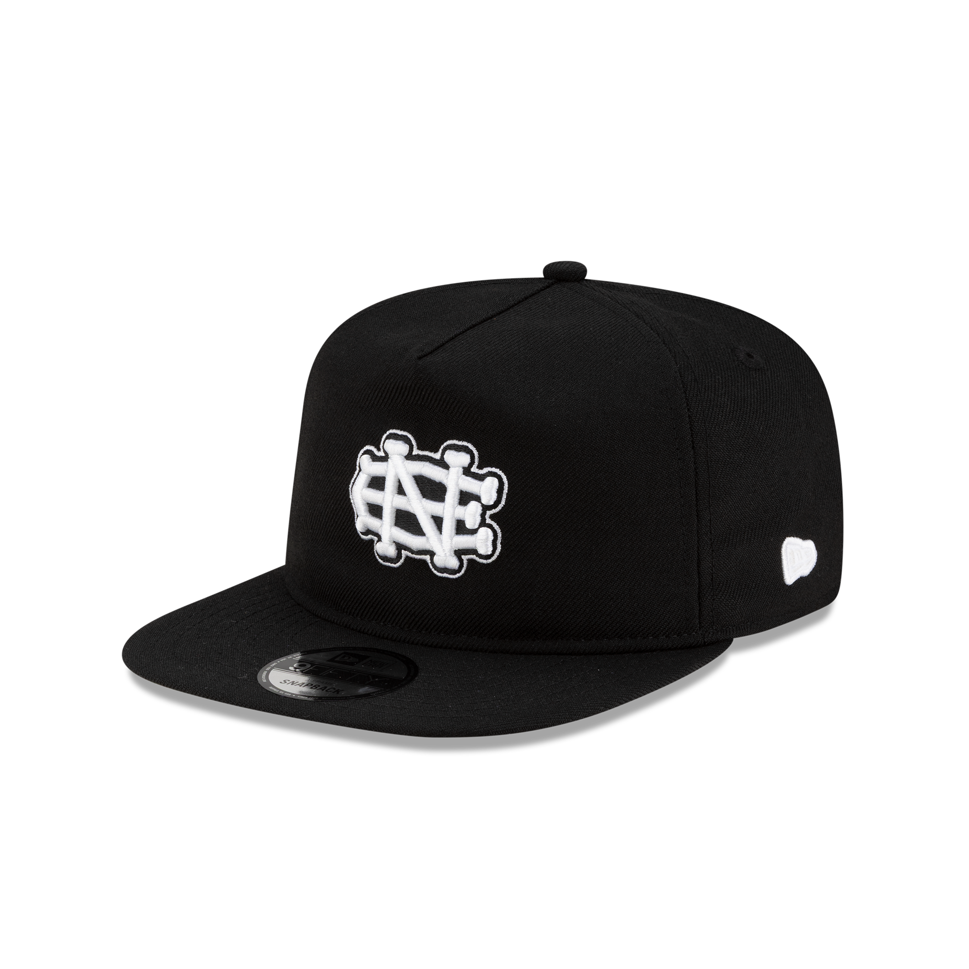 New Era Branded Black Skeletal 9FIFTY A-Frame Snapback Hat