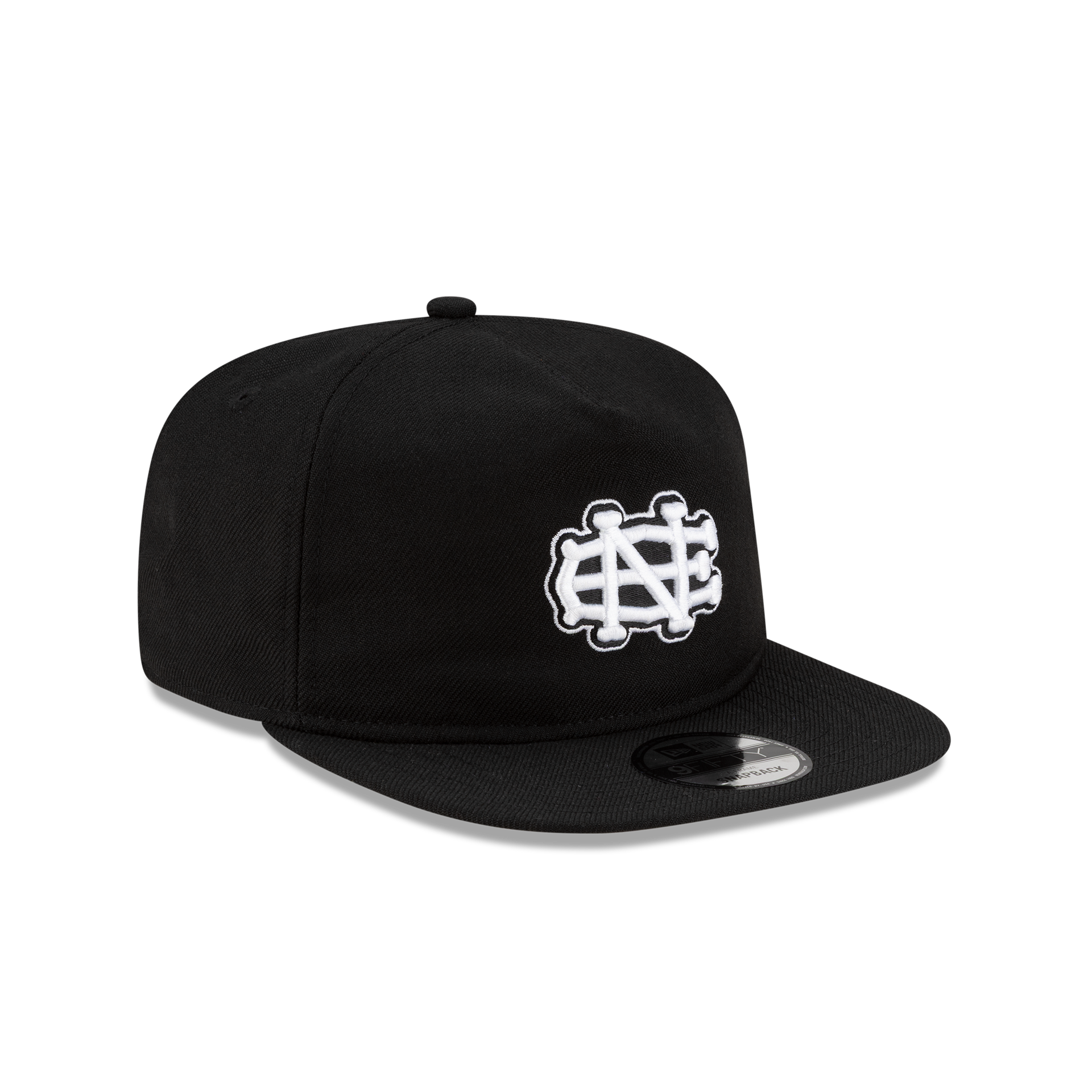 New Era Branded Black Skeletal 9FIFTY A-Frame Snapback Hat