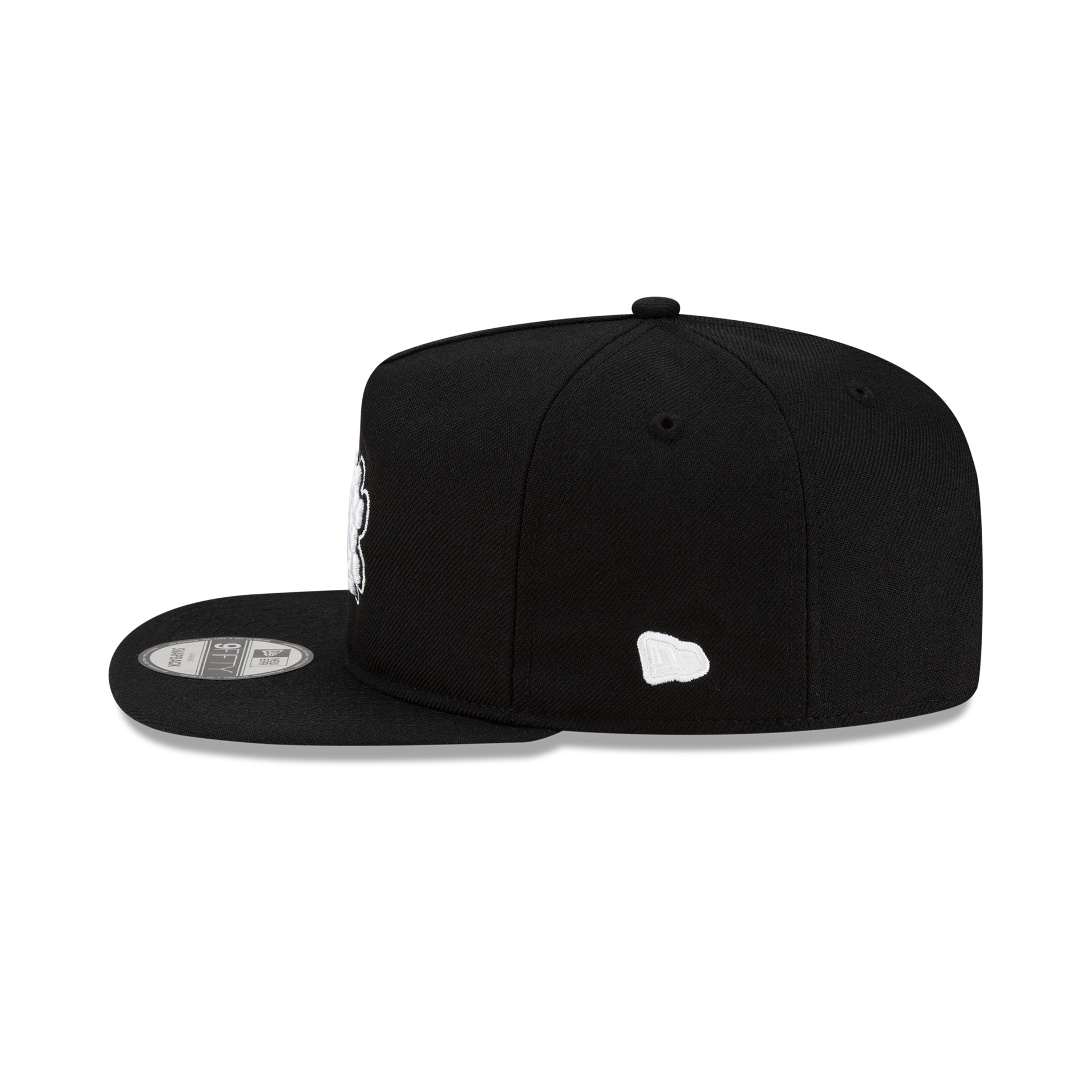 New Era Branded Black Skeletal 9FIFTY A-Frame Snapback Hat