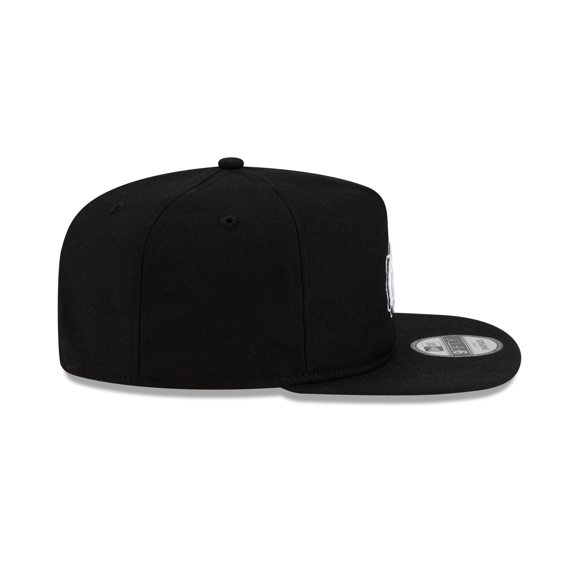 New Era Branded Black Skeletal 9FIFTY A-Frame Snapback Hat