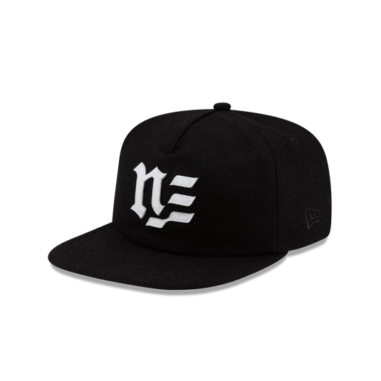 New Era Branded Black 19TWENTY A-Frame Adjustable Hat - New Era Cap