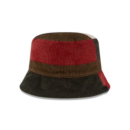 New Era Branded Corduroy Pieced Bucket Hat - New Era Cap