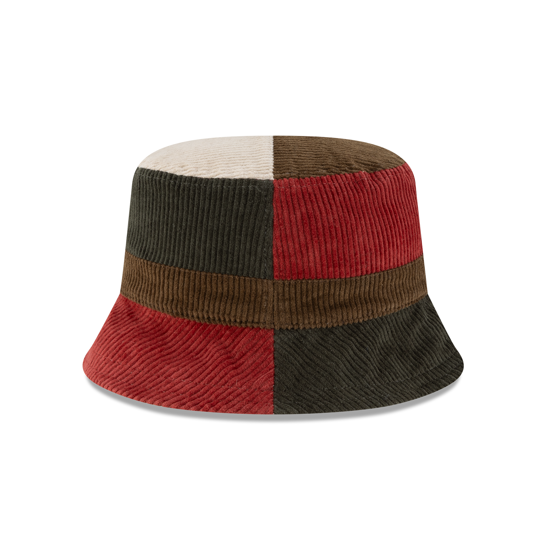 New Era Branded Corduroy Pieced Bucket Hat