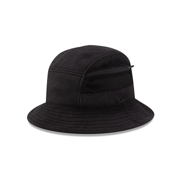 BUCKET01 RV ALLOVERPT＜NEW ERA＞ BLACK New Era Branded Black Polartec Explorer Bucket Hat – New Era Cap