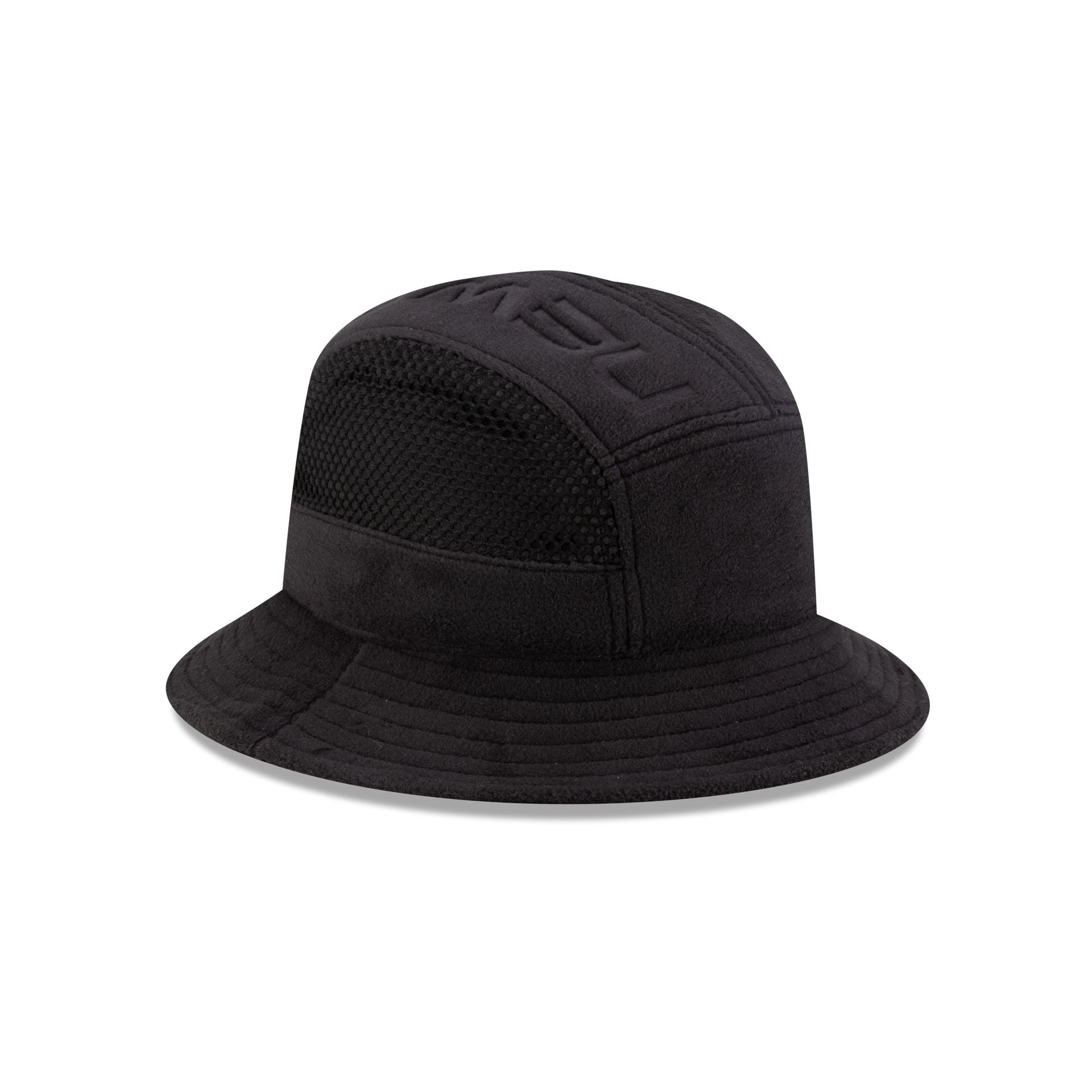 BUCKET01 RV ALLOVERPT＜NEW ERA＞ BLACK New Era Branded Black Polartec Explorer Bucket Hat – New Era Cap