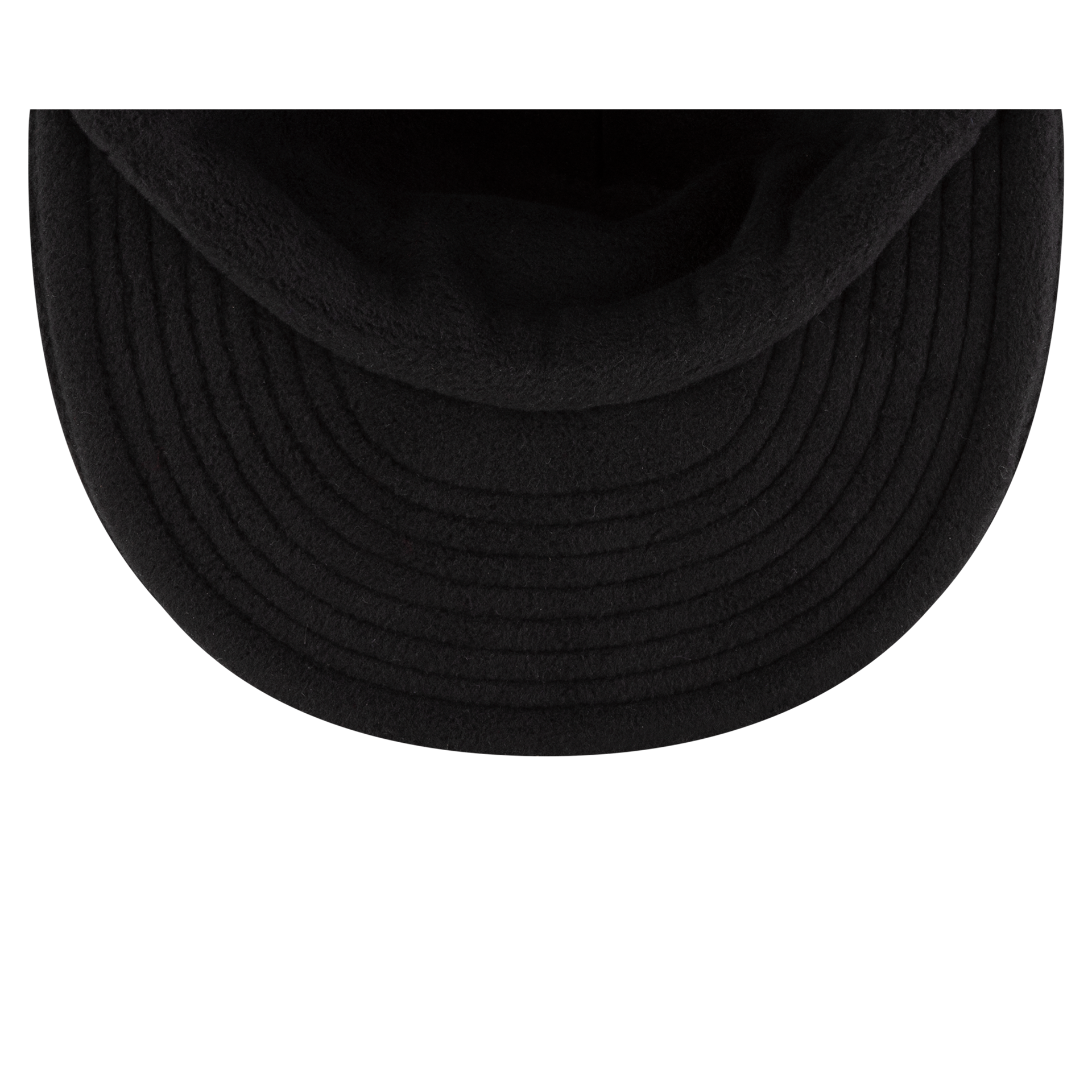 New Era Branded Black Polartec Dog Ear Retro Crown 59FIFTY Fitted Hat