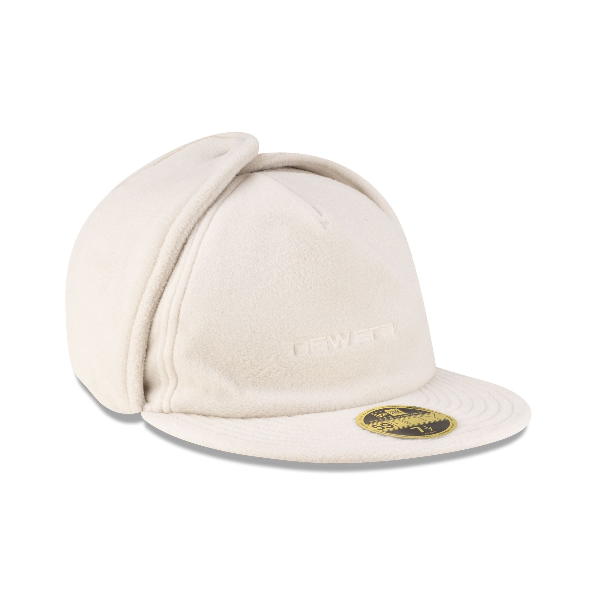 New Era Branded Vintage Stone Polartec Dog Ear Retro Crown 59FIFTY Fitted Hat