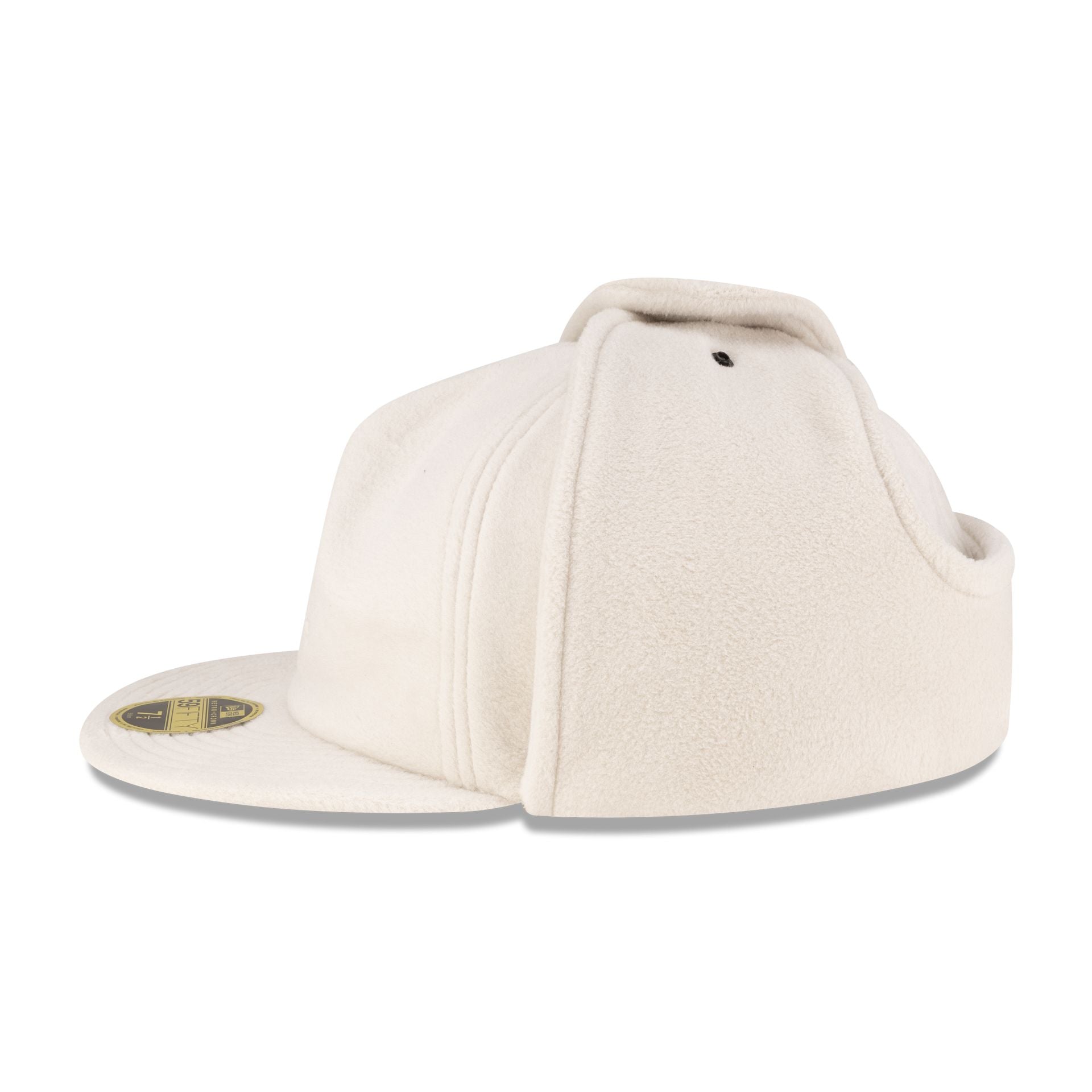 New Era Branded Vintage Stone Polartec Dog Ear Retro Crown 59FIFTY Fitted Hat