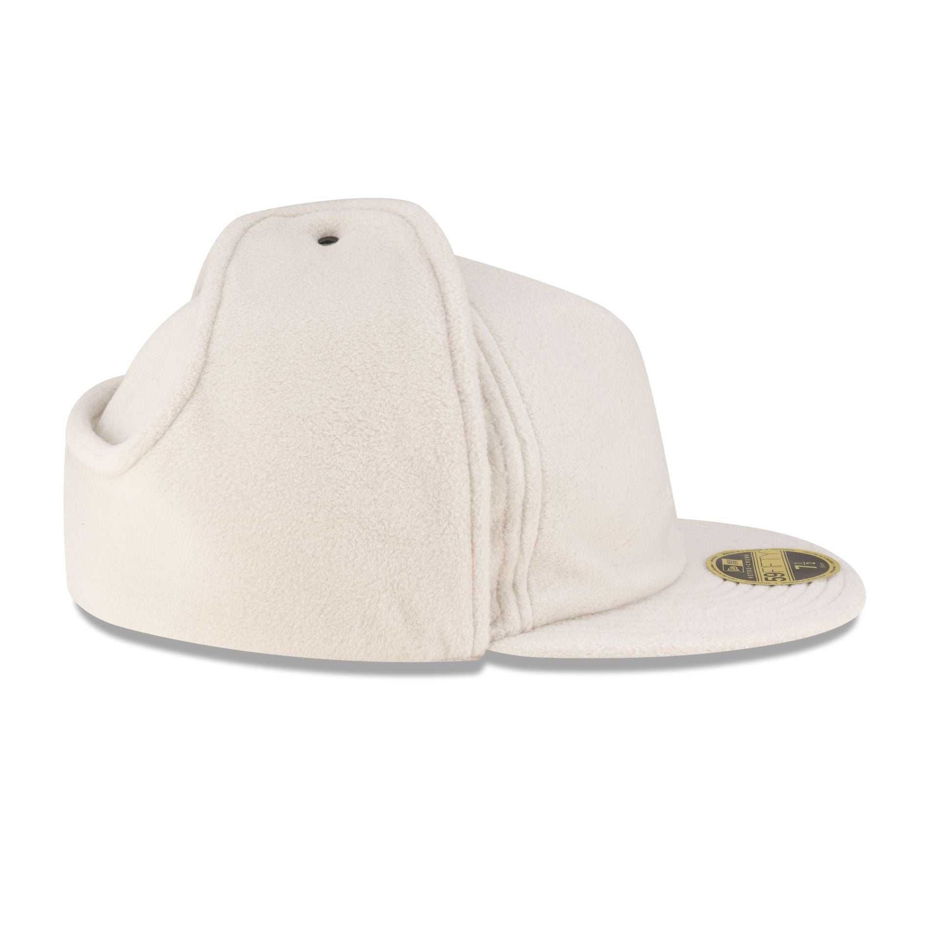 New Era Branded Vintage Stone Polartec Dog Ear Retro Crown 59FIFTY Fitted Hat