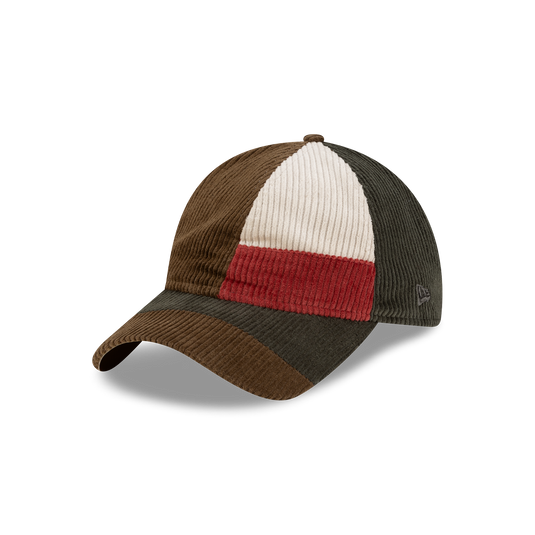 New Era Branded Corduroy Pieced 9FORTY Adjustable Hat - New Era Cap