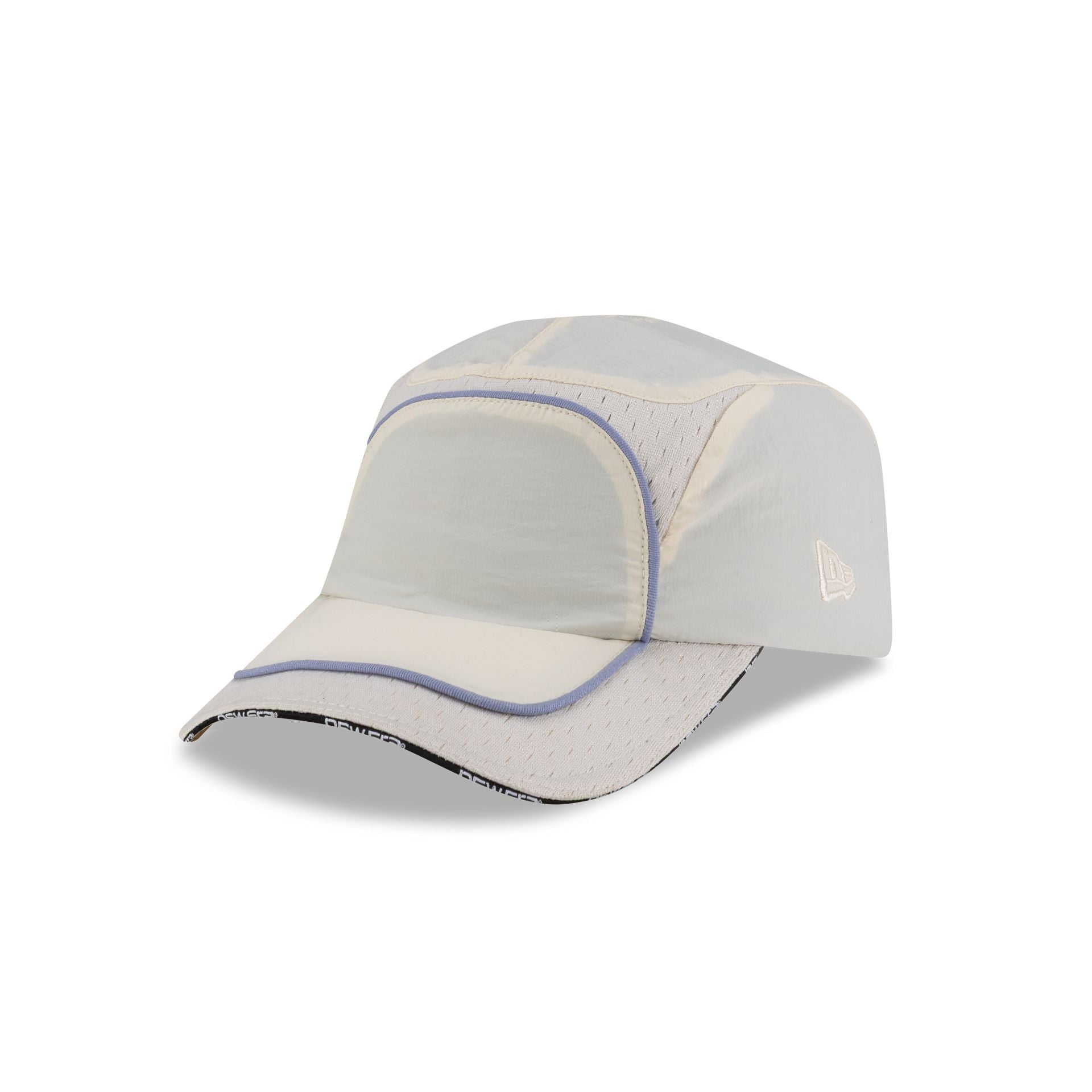 New Era Branded Wavy Chrome White Runner Strapback Hat
