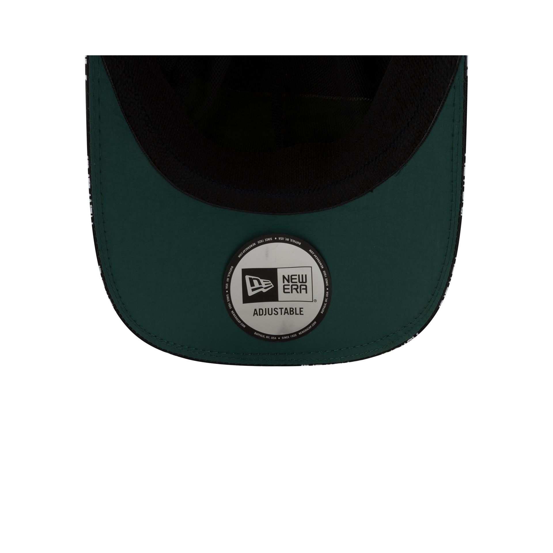 New Era Branded Wavy Cilantro Green Runner Strapback Hat