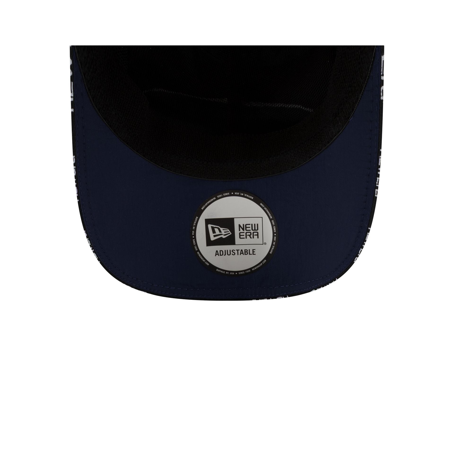 New Era Branded Wavy Dark Royal Runner Strapback Hat