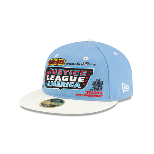 Justice League of America Retro Crown 59FIFTY Fitted Hat - New Era Cap