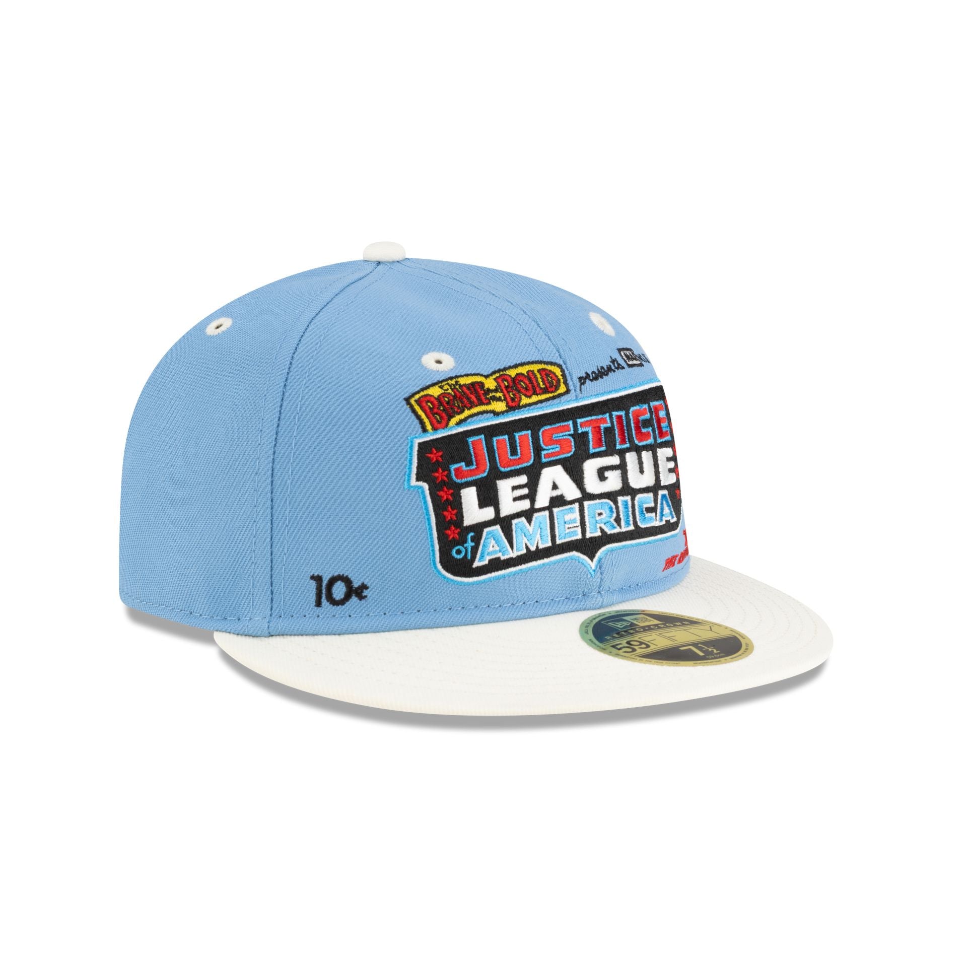 Justice League of America Retro Crown 59FIFTY Fitted Hat