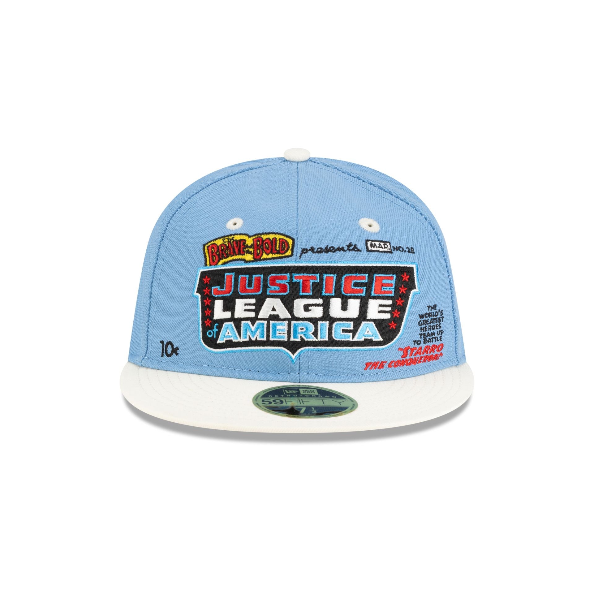 Justice League of America Retro Crown 59FIFTY Fitted Hat