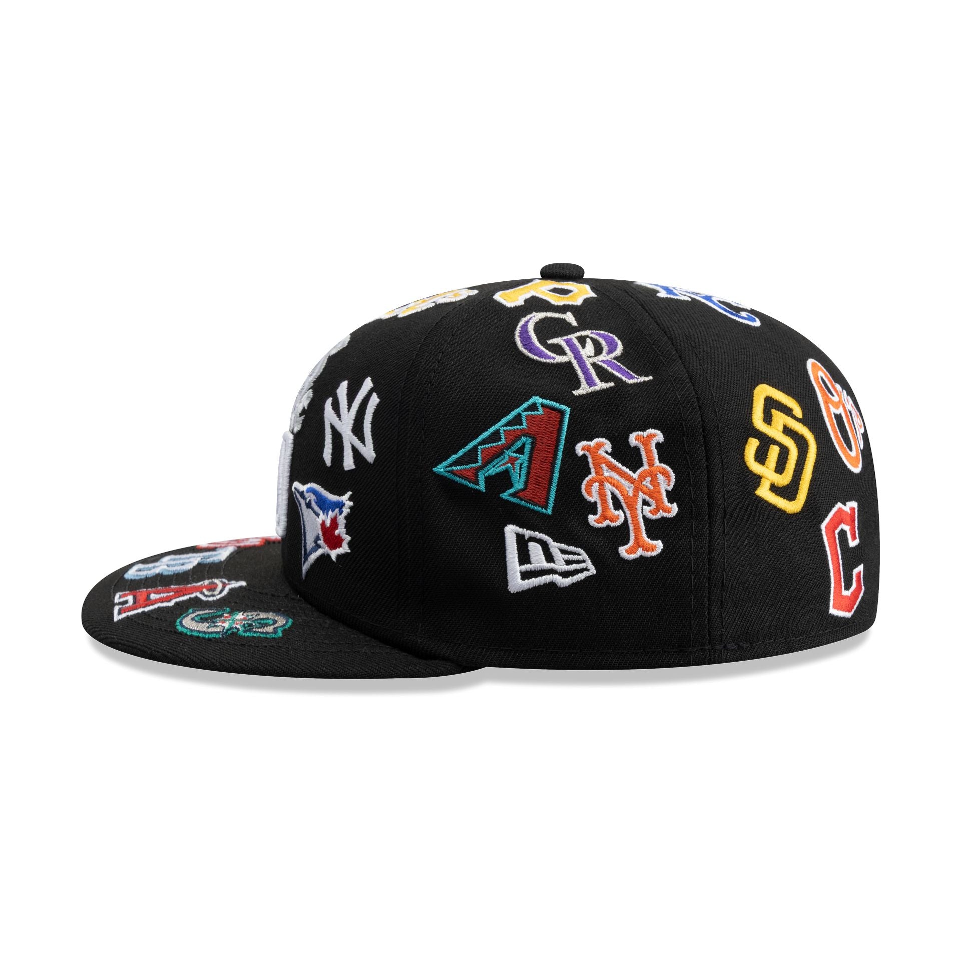 MLB Logo Scramble 59FIFTY Fitted Hat – New Era Cap