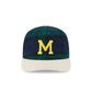 Michigan Wolverines Plaid Letterman 19TWENTY Adjustable Hat