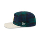 Michigan Wolverines Plaid Letterman 19TWENTY Adjustable Hat