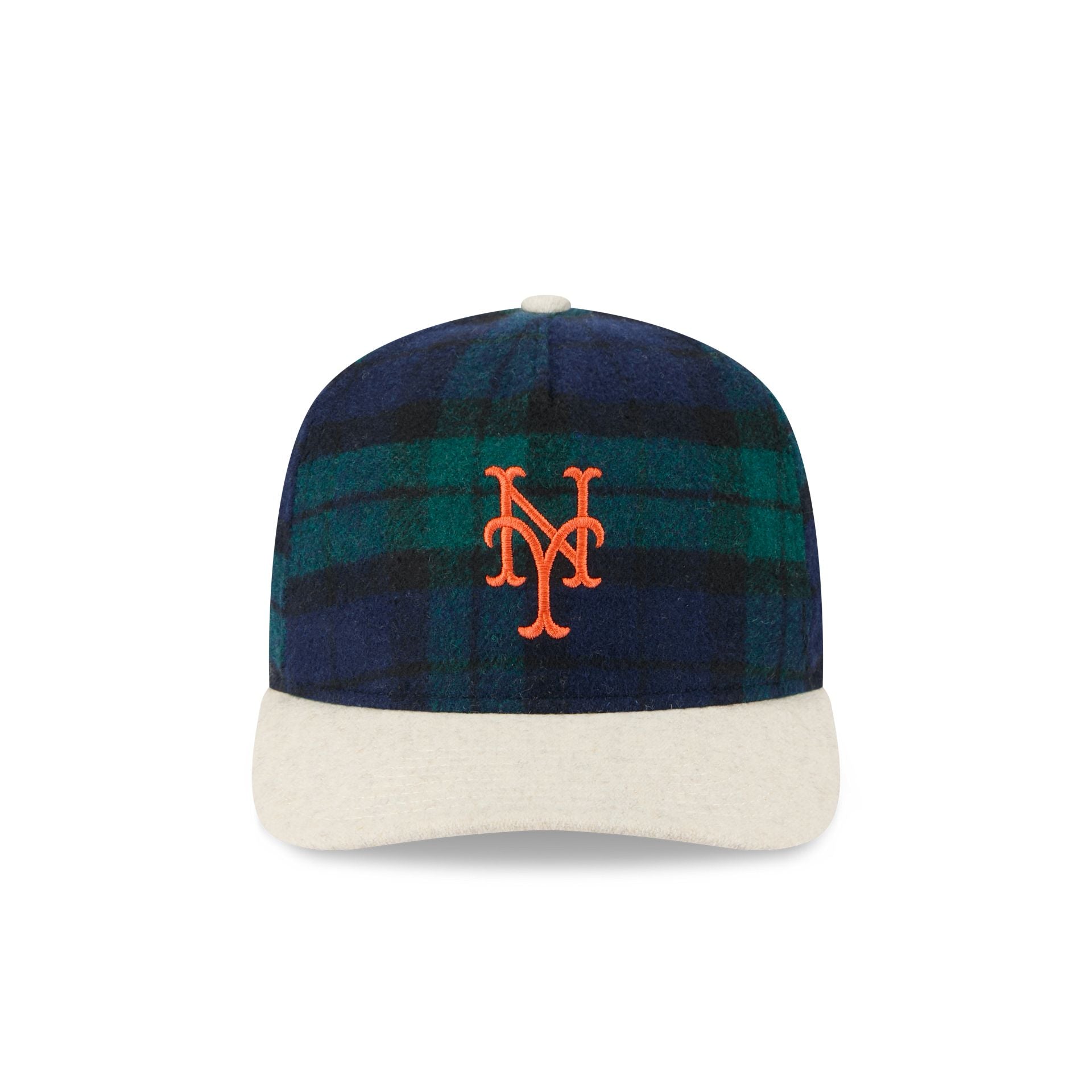 New York Mets Plaid Letterman 19TWENTY Adjustable Hat