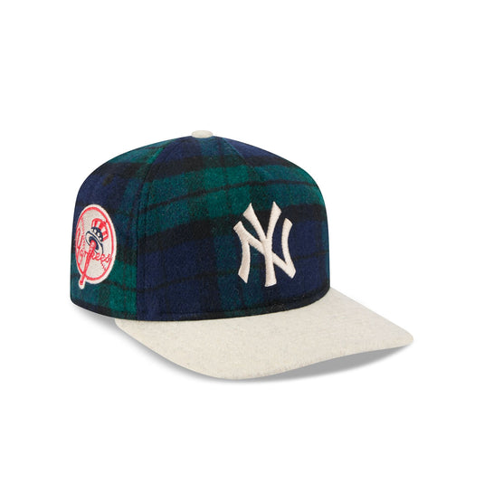 New York Yankees Plaid Letterman 19TWENTY Adjustable Hat - New Era Cap