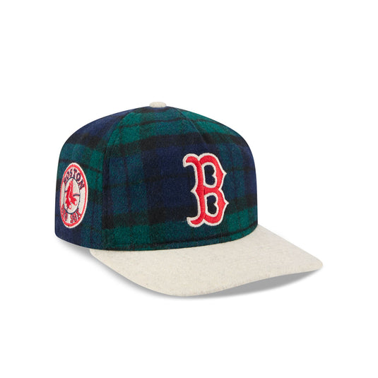 Boston Red Sox Plaid Letterman 19TWENTY Adjustable Hat - New Era Cap