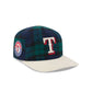 Texas Rangers Plaid Letterman 19TWENTY Adjustable Hat