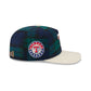 Texas Rangers Plaid Letterman 19TWENTY Adjustable Hat