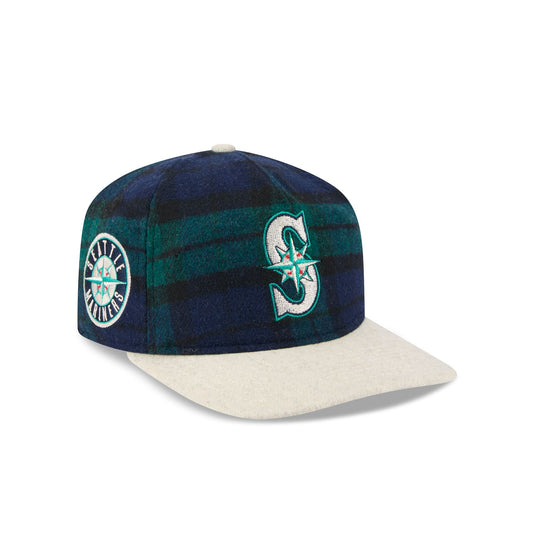 Seattle Mariners Plaid Letterman 19TWENTY Adjustable Hat - New Era Cap