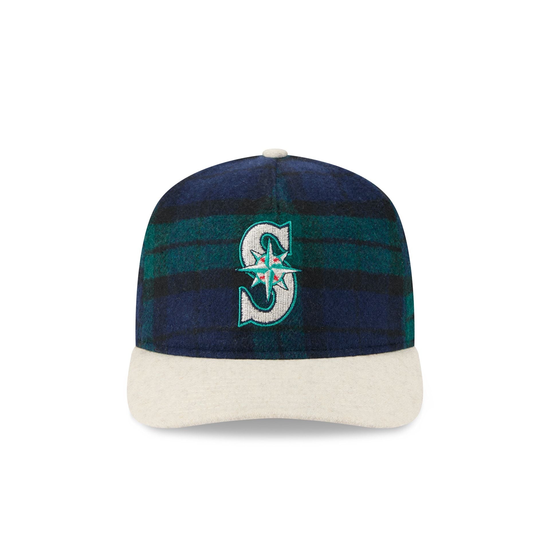 Seattle Mariners Plaid Letterman 19TWENTY Adjustable Hat