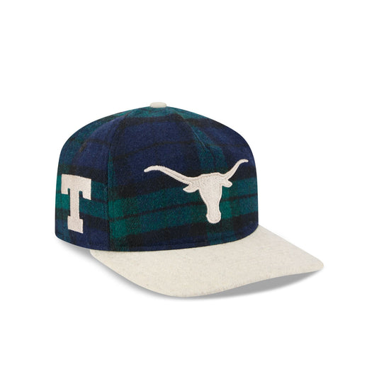 Texas Longhorns Plaid Letterman 19TWENTY Adjustable Hat - New Era Cap