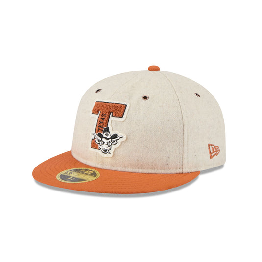 Texas Longhorns College Vault Wool Letterman Retro Crown 59FIFTY Fitted Hat - New Era Cap