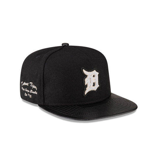 Detroit Tigers Wool Letterman 9FIFTY A-Frame Snapback Hat - New Era Cap