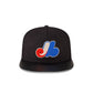 Montreal Expos Wool Letterman 9FIFTY A-Frame Snapback Hat