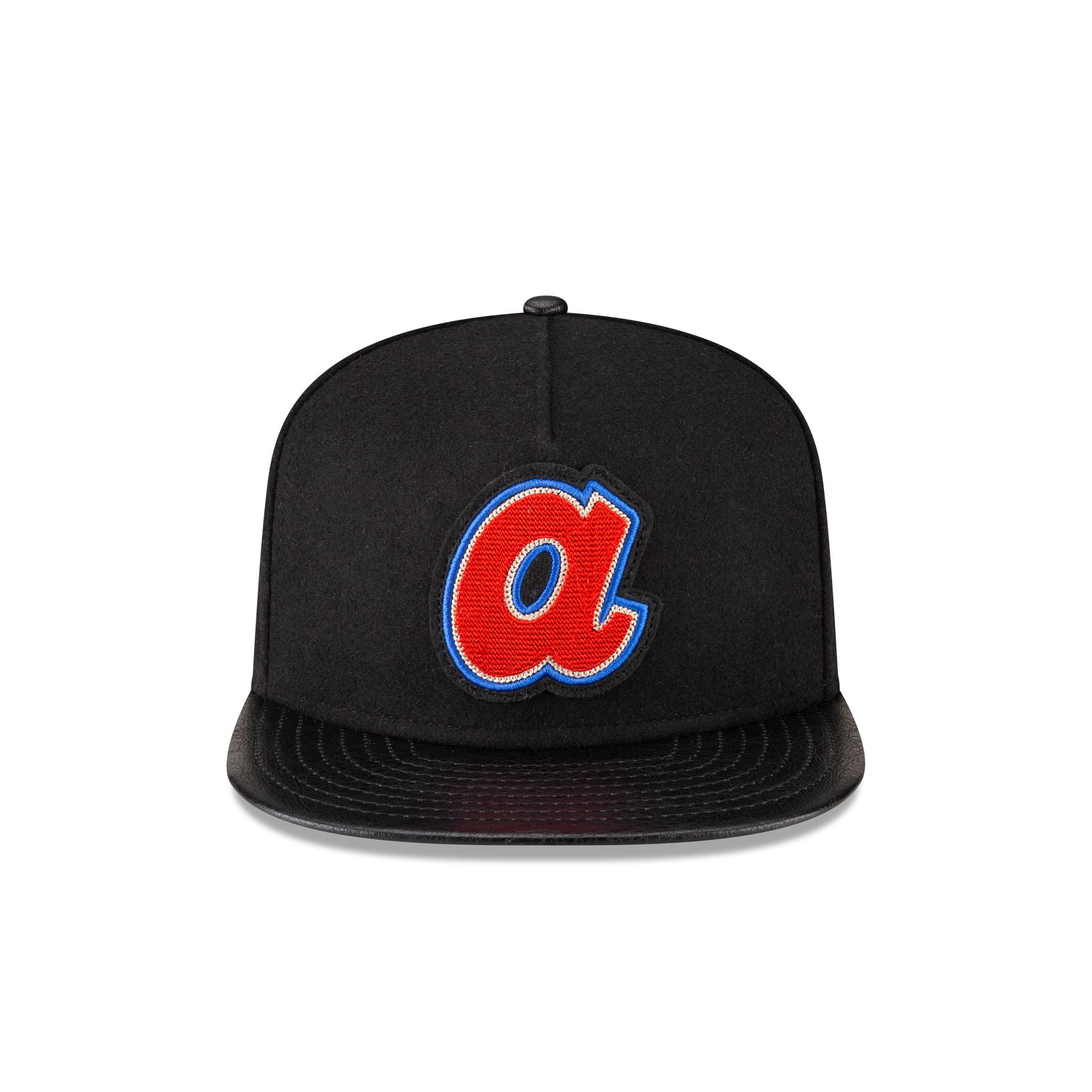 Atlanta Braves Wool Letterman 9FIFTY A-Frame Snapback Hat – New