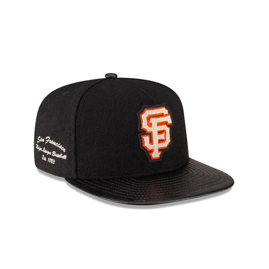 San Francisco Giants Wool Letterman 9FIFTY A-Frame Snapback Hat - New Era Cap