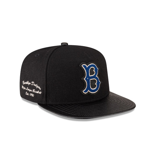Brooklyn Dodgers Wool Letterman 9FIFTY A-Frame Snapback Hat - New Era Cap