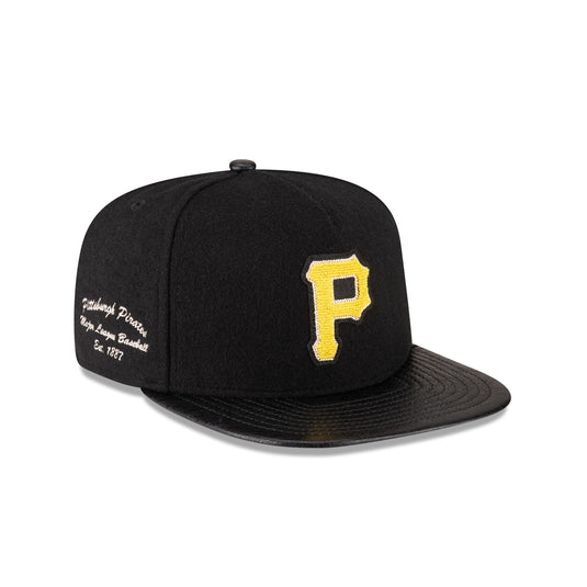 Pittsburgh Pirates Wool Letterman 9FIFTY A-Frame Snapback Hat - New Era Cap