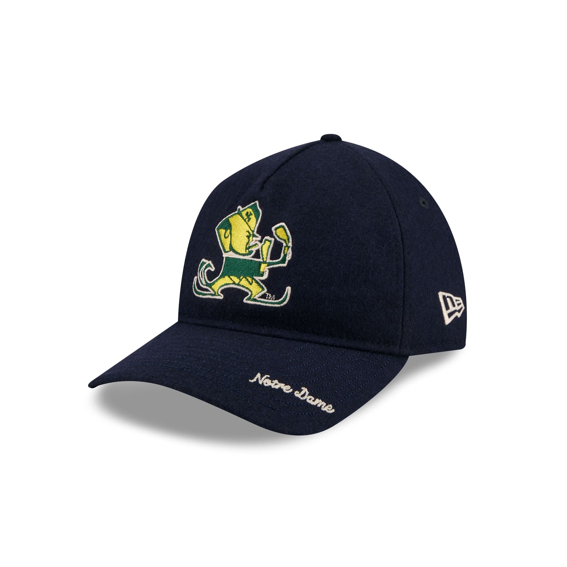 Notre Dame Fighting Irish College Vault Wool Letterman 9TWENTY A-Frame Adjustable Hat Adjustable Hat