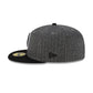 Just Caps Black Pinstripe Brooklyn Nets 59FIFTY Fitted Hat