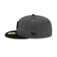 Just Caps Black Pinstripe New York Knicks 59FIFTY Fitted Hat