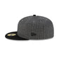 Just Caps Black Pinstripe Denver Nuggets 59FIFTY Fitted Hat