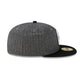 Just Caps Black Pinstripe Denver Nuggets 59FIFTY Fitted Hat