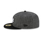 Just Caps Black Pinstripe Los Angeles Lakers 59FIFTY Fitted Hat