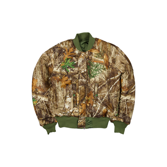 New Era Branded x Realtree® Alpha Industries New Olive Bomber Jacket - New Era Cap