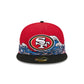 San Francisco 49ers Tidal Flow 59FIFTY Fitted Hat