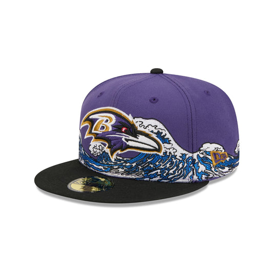 Baltimore Ravens Tidal Flow 59FIFTY Fitted Hat - New Era Cap