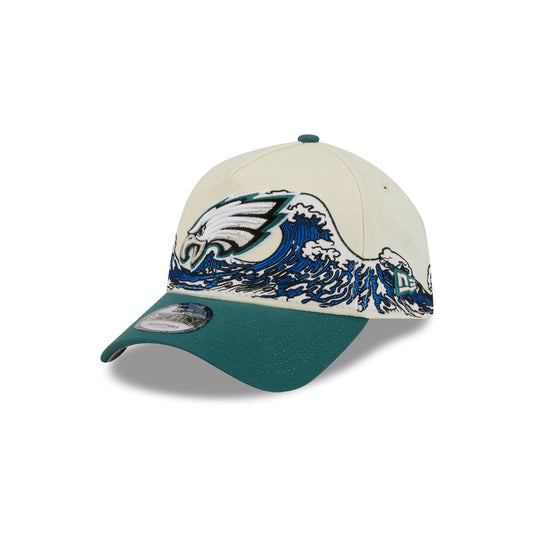 Philadelphia Eagles Tidal Flow 9FORTY A-Frame Snapback Hat - New Era Cap